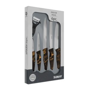 Jogo de Facas Sharp 6 peças
