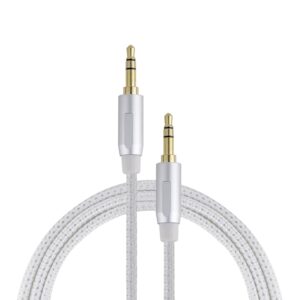 Cabo de Áudio Stereo P2 Premium Prata