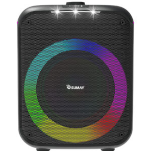 Caixa de Som Portátil BLACK BOX 380W Sumay